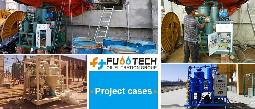 Overseas Project cases of ZYD Insulating oil filtering machine