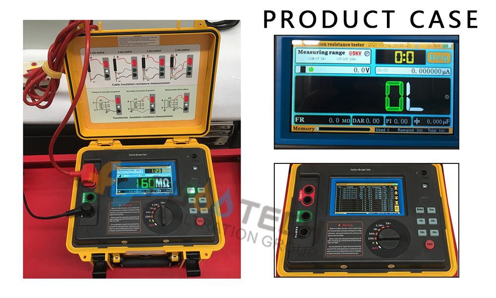 15kv digital insulation resistance tester at site (2)
