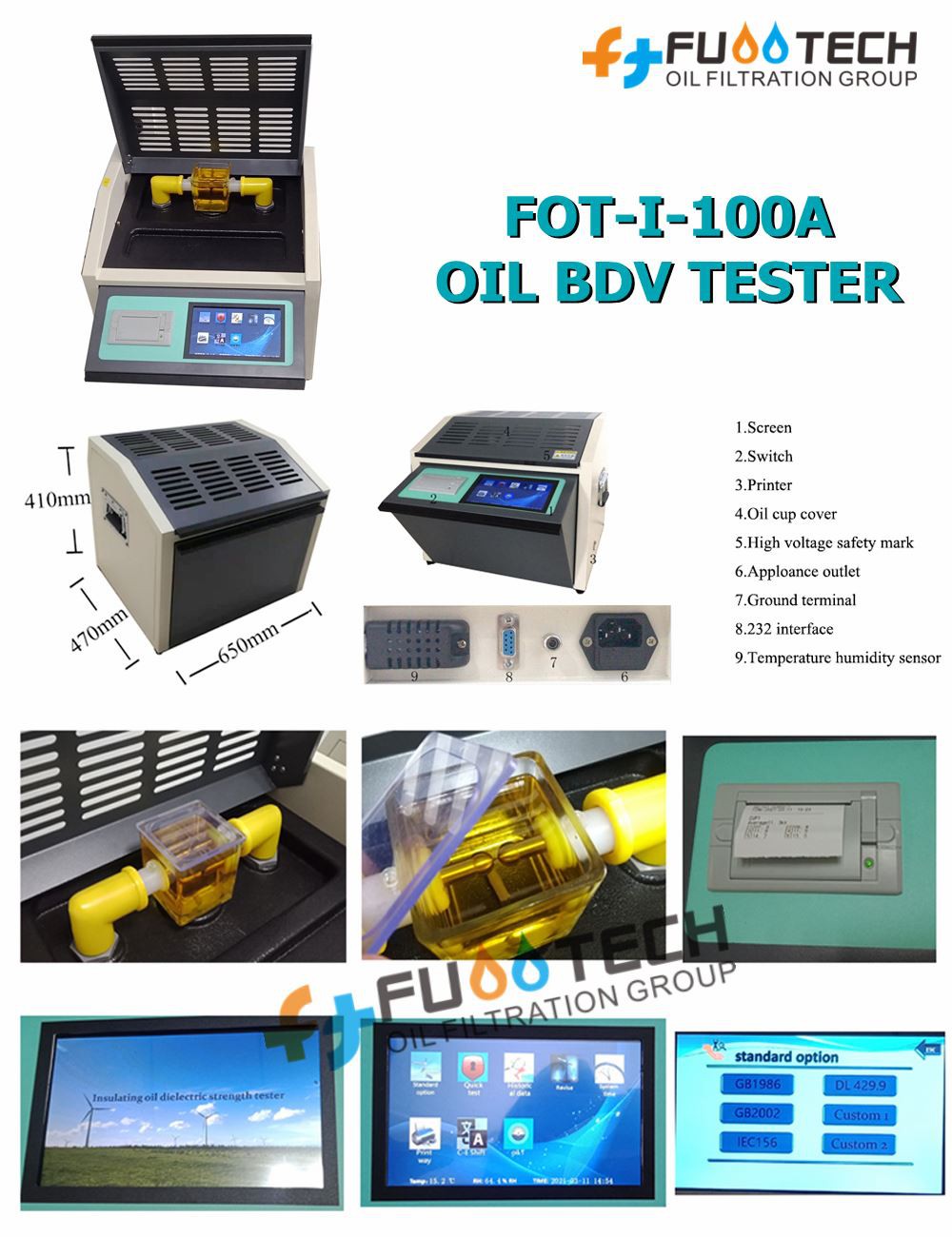 oil dielectric test