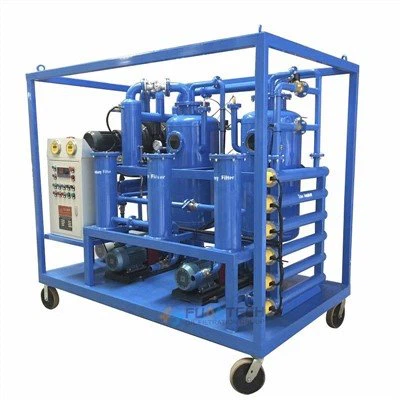Double Vacuum Chambers Type Transformer Oil Filtration Machine