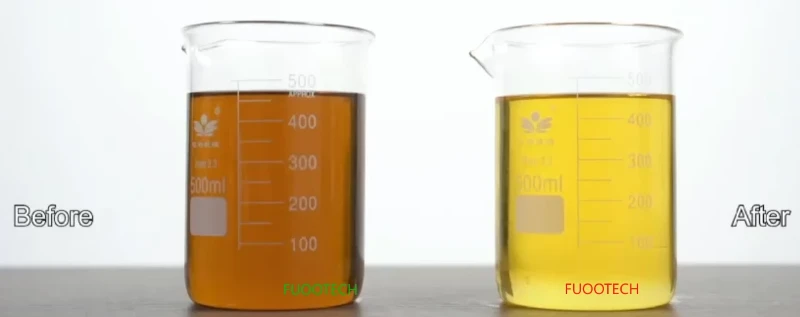 before and after filtration before and after filtration