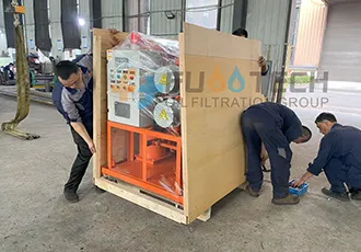 PO-150 Waste Oil Filtration Machine Was Shipped To Customer